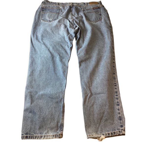 Men's Diamond Cut Relaxed Duck Hunting Blue Jeans *Macks Prairie Wings*44x32 - Picture 7 of 7